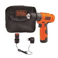 Taladro percutor 3/8" 12V Black + Decker